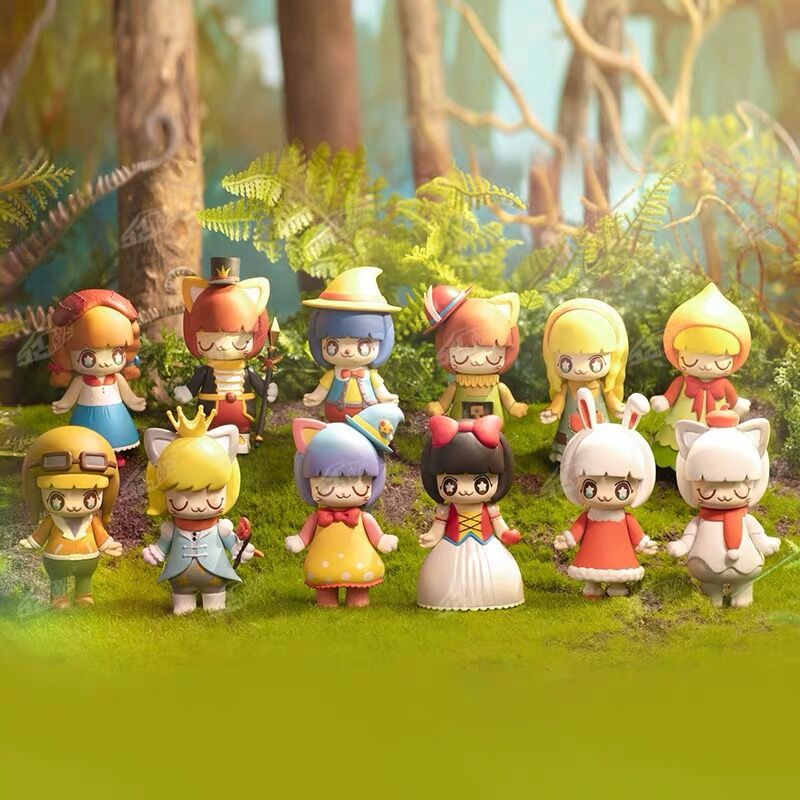 kimmy miki 童话系列第二弹盲盒2代二代潮玩手办车载摆件白雪公主