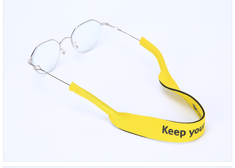 防滑眼镜带户外运动弹力眼镜绳防滑带固定防脱落潜水料眼镜配件带