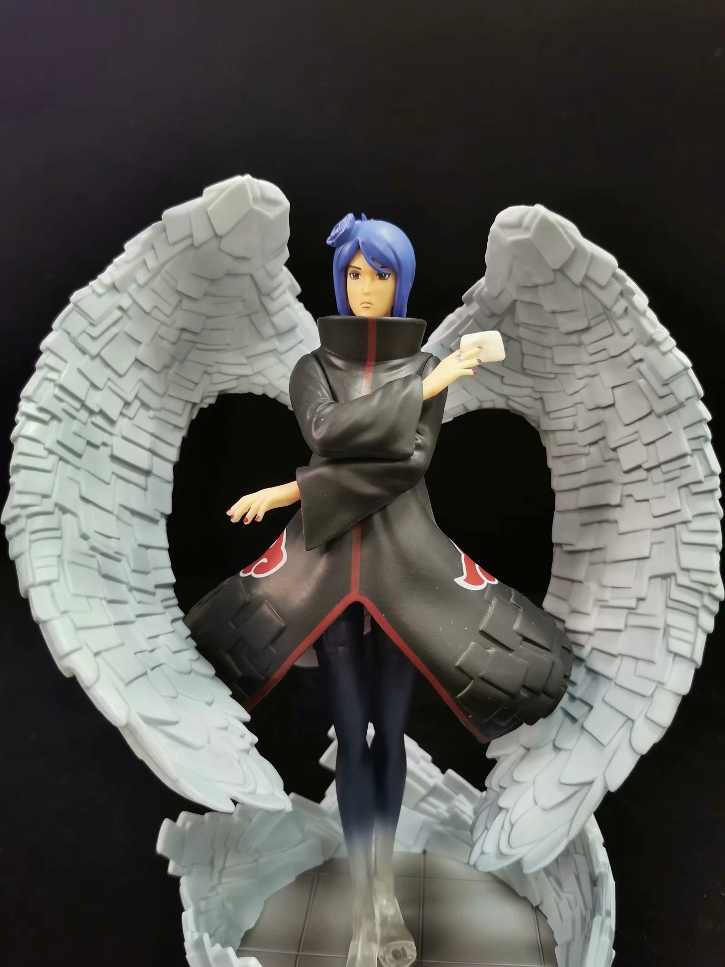 火影 天使的翅膀 小楠 晓组织 gk 飞段 拿旗子 1/8 雕像盒装手办