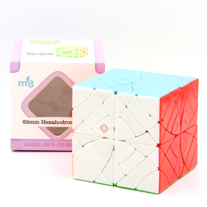 mf8双子星魔方斜转版 转棱斜转直升机加强版异形益智魔方外贸玩具