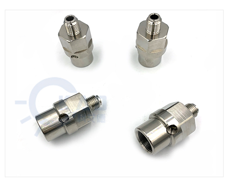 定制四分之三喷头体厂家直供水刀配件机械刀头配件不锈铁材质定制