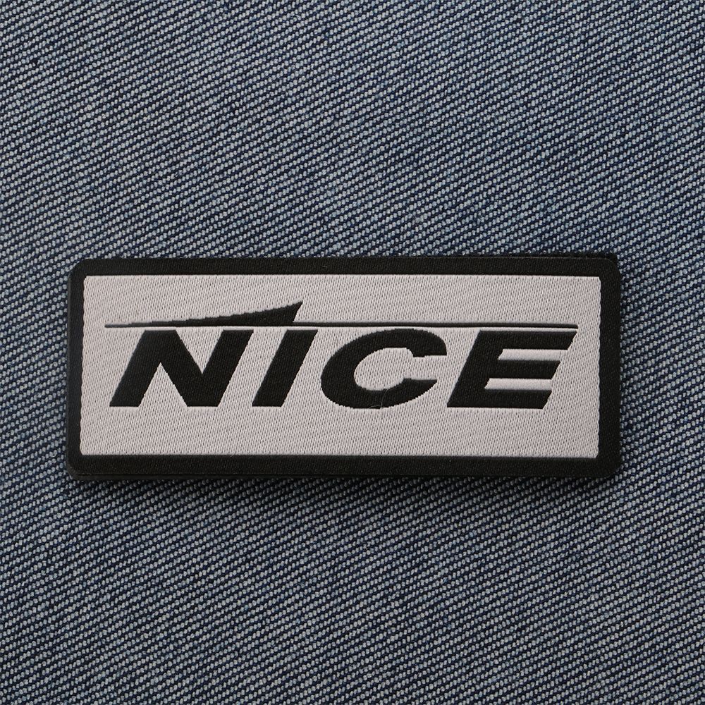 32599-nice 魔术贴潮牌服装唛头外套主标卫衣装饰标厂家logo