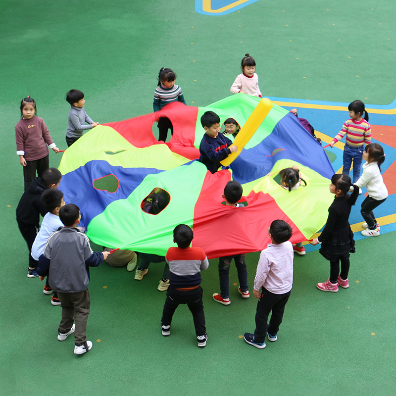 打地鼠彩虹伞幼儿园户外玩具趣味运动会体智能器材集体游戏道具