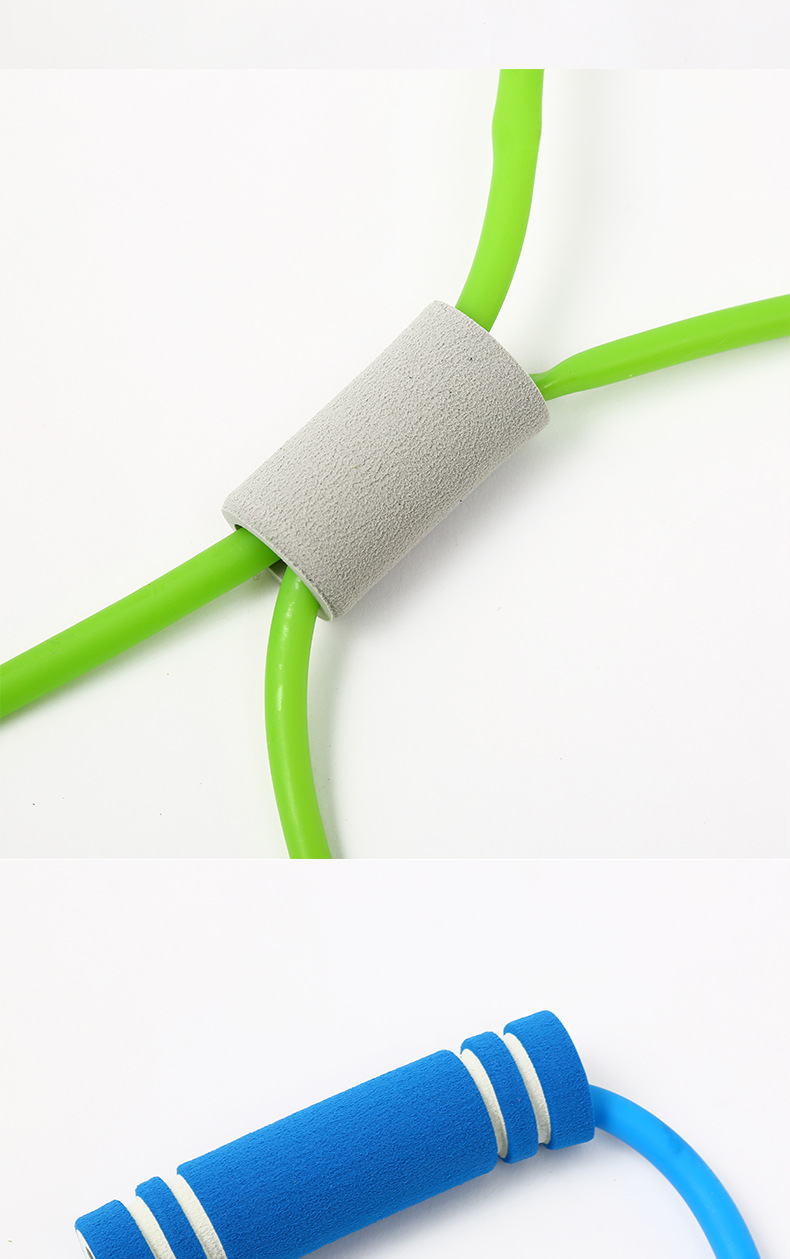 8字拉力绳八字扩胸l拉力器瑜伽橡皮筋tpe拉力器带弹力绳现货批发