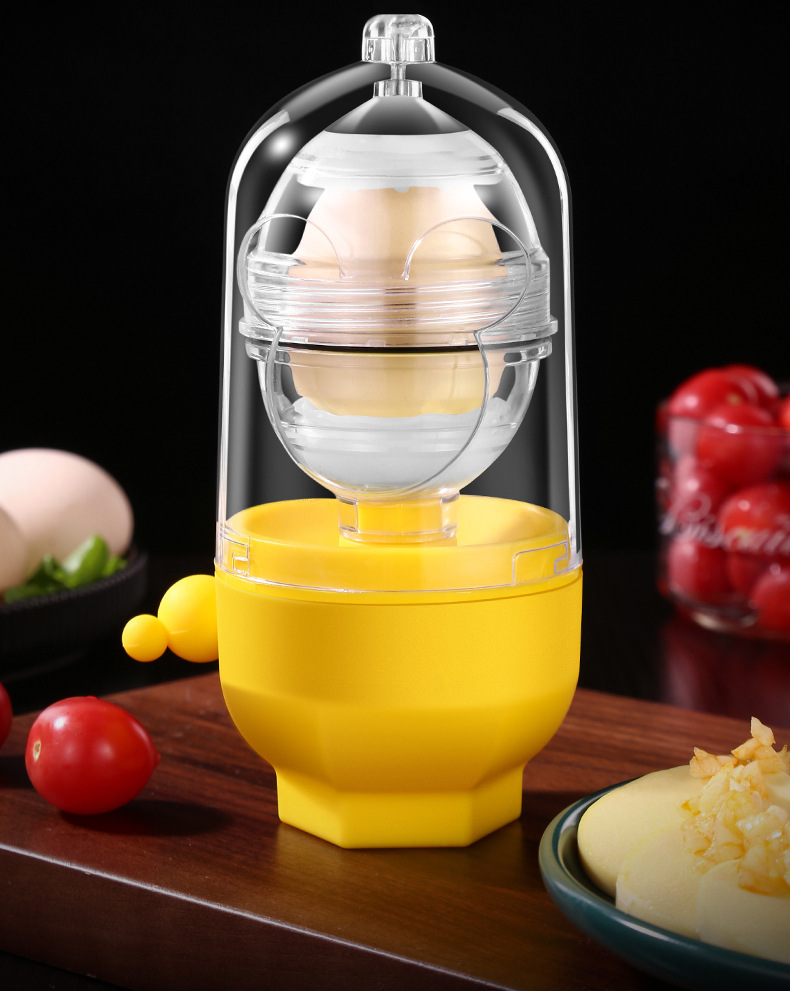 厂家直销黄金鸡蛋扯蛋器摇蛋器硅胶垫手动拉绳甩蛋器切蛋