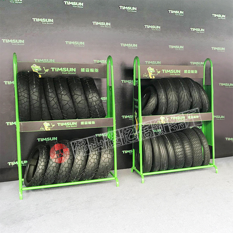 汽车轮胎摩托车轮胎货架展示架轮胎品牌促销架陈列架汽车4s店展架