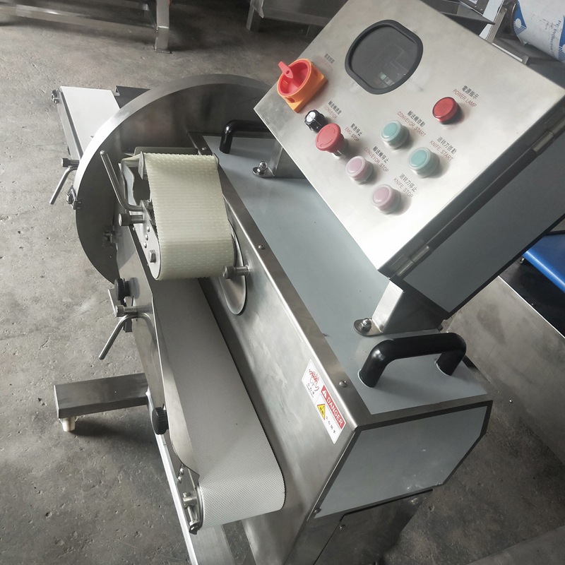 熟肉猪头肉切片机 牛心猪肝切薄片机 烧烤五花肉切片机