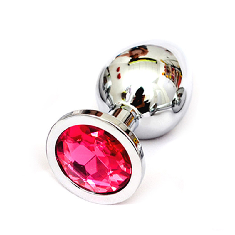 情趣带钻金属肛塞外出扩肛门扩张器男女同性后庭栓sm情趣用品成人