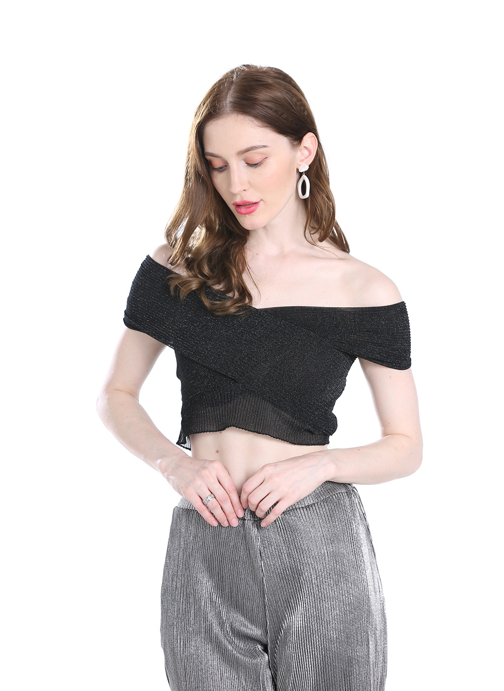 抹胸裹胸弹力图片