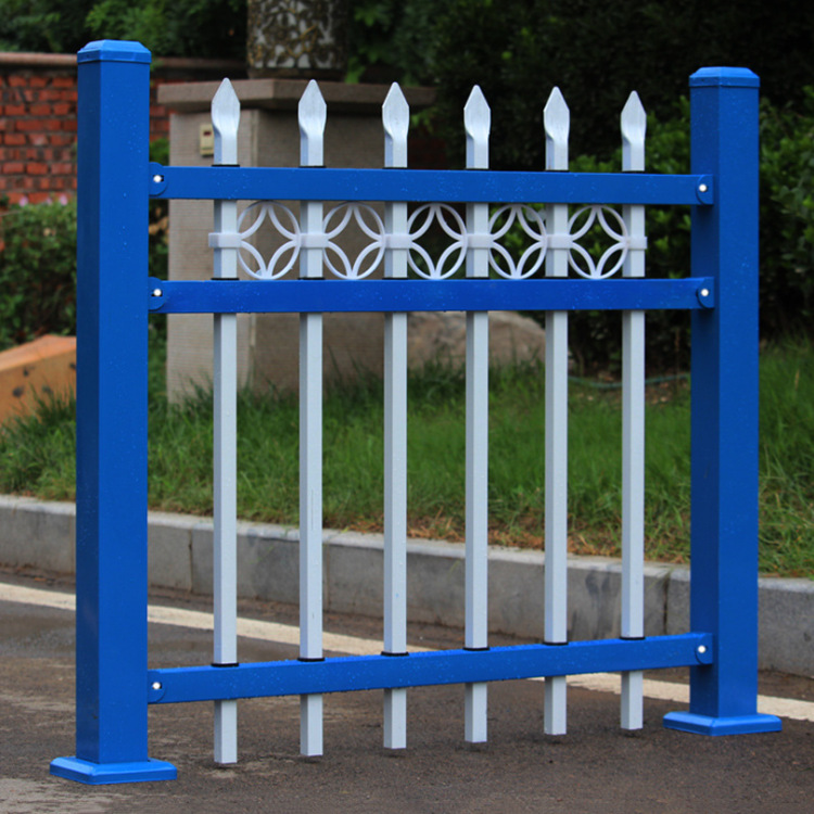 厂家现货锌钢护栏钢管围栏围墙栏杆学校小区防盗尖头防护