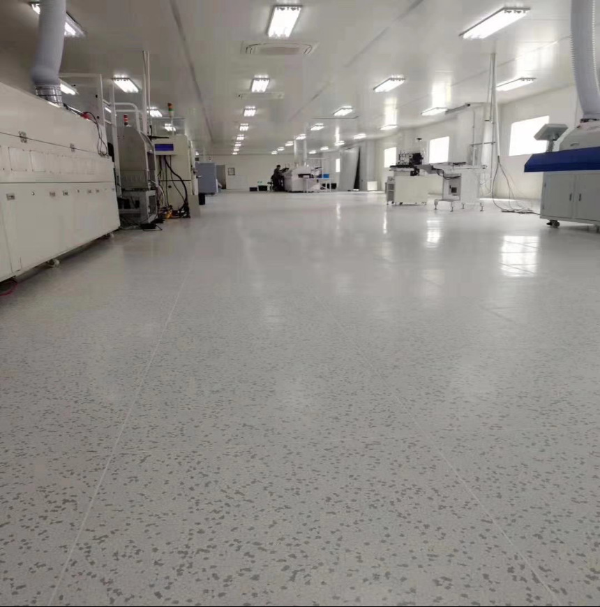 广东 亚太得嘉同透pvc防静电地板 抗静电导静电 机房电子厂地胶板