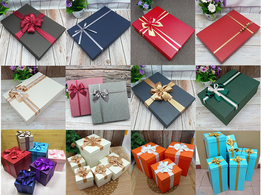 新款三八妇女节礼品盒白色长方形衬衫盒子相框a4纸礼品盒定做