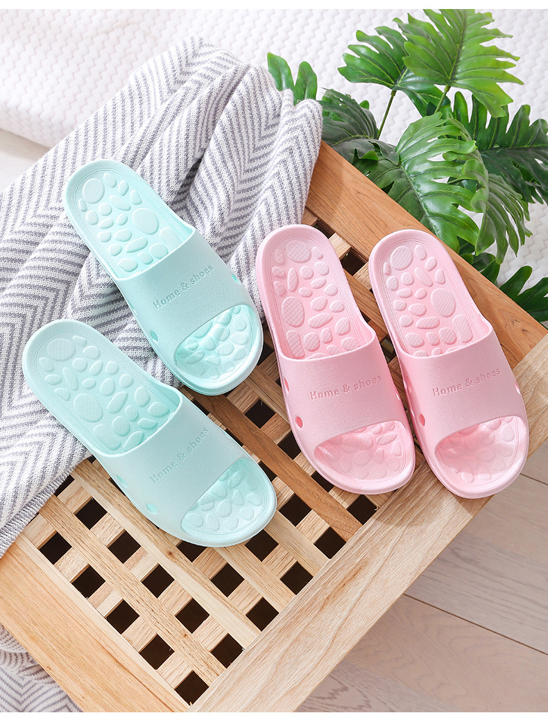 待客人凉拖鞋女夏季家居家用情侣防滑加厚底塑料浴室内洗澡批发男