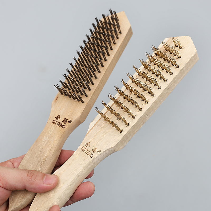 钢丝刷铜丝刷刮鱼鳞刷子清洁卫生除锈刷子刷铁刷锈抛光刷子工业刷