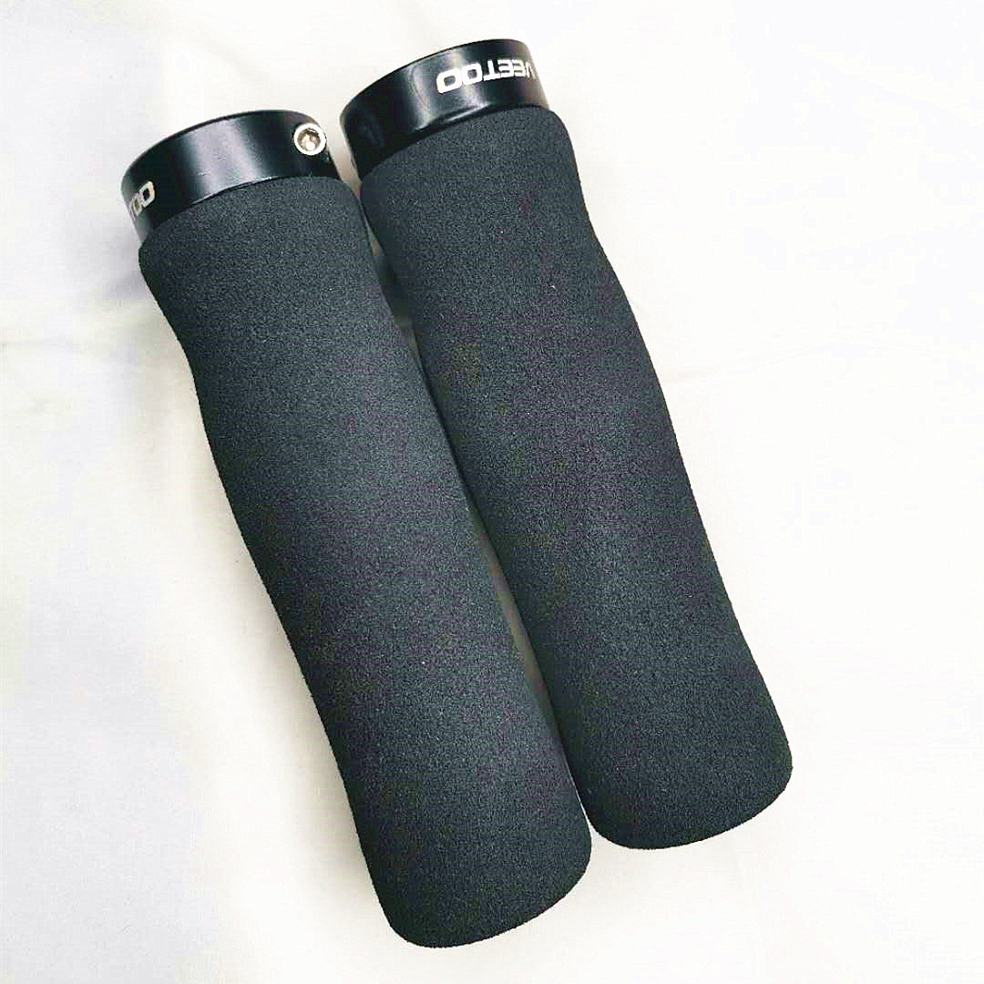 自行车把套锁死海绵把套高密度海绵握把山地车把套