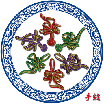 手缝金鱼凤尾盘扣扣子diy唐装儿童旗袍唐装上民族服装手工纽扣女