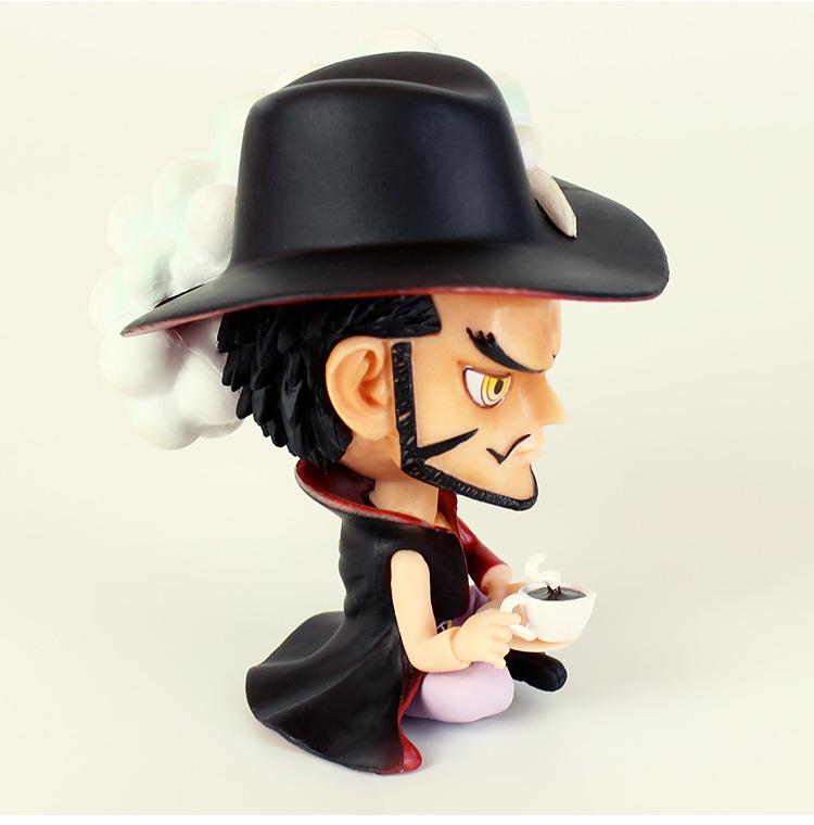 海贼王手办 七武海 大头公仔 q版鹰眼 乔拉可尔·米霍克 手办模型