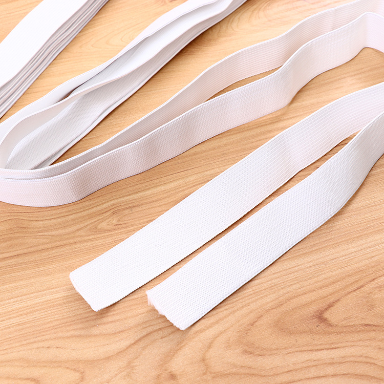 5cm宽白色松紧带 针织松紧带包边橡筋 长2m扁松紧