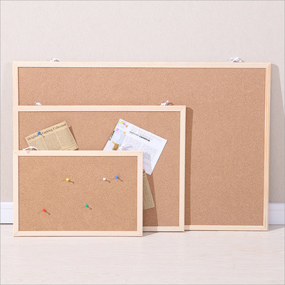 30*40软木板照片墙留言板创意背景墙木框水松板图钉板包邮照片板