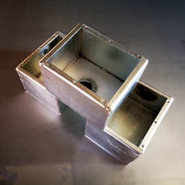 定做人防密闭接线盒热镀锌密闭密封盒防爆穿墙180 150120防护预埋