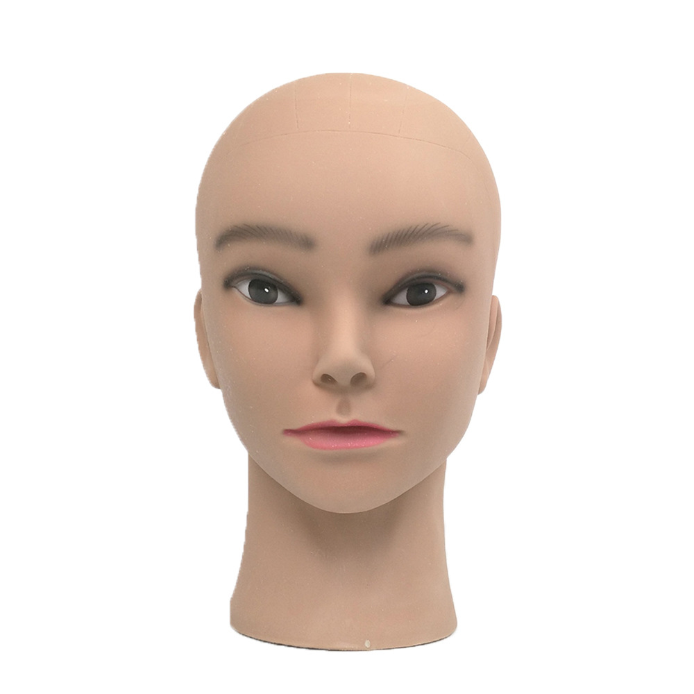 帽子假发模特头支架女欧美非洲肤色头模光头模型头假人头模特头模