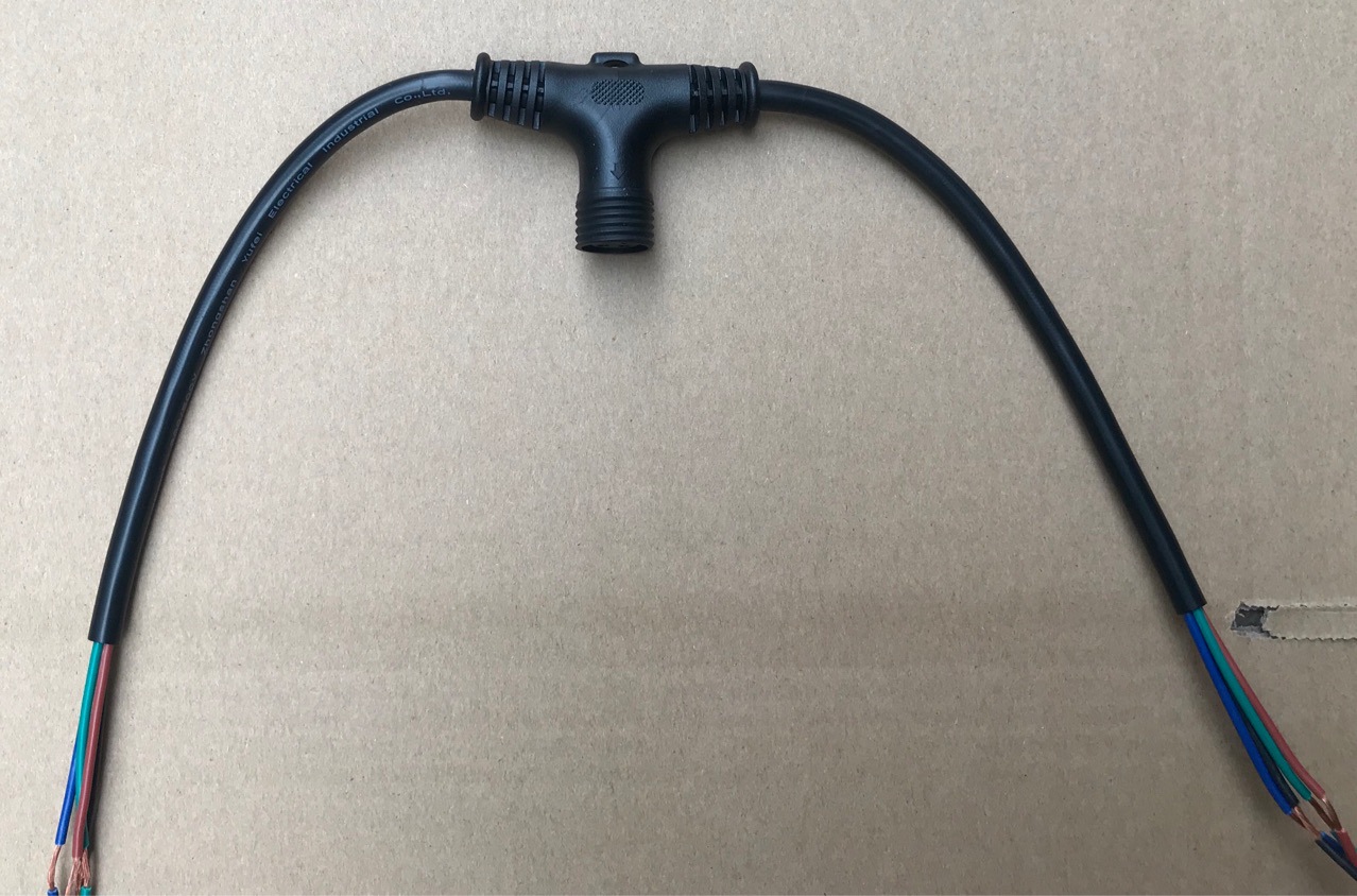 工厂直销3芯t通连接器三通
