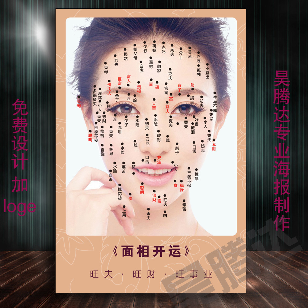 点痣海报图片男女美容祛斑祛痣面痣面相去痣大海报图片画除痣定做