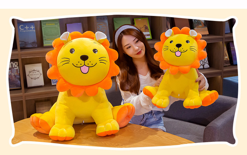 爆款毛绒玩具抖音直播网红曼达狮子太阳花小狮子公仔软体玩偶抱枕