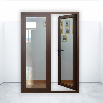 厂家生产高品质断桥铝合金平开门 隔音隔热玻璃内开外开门