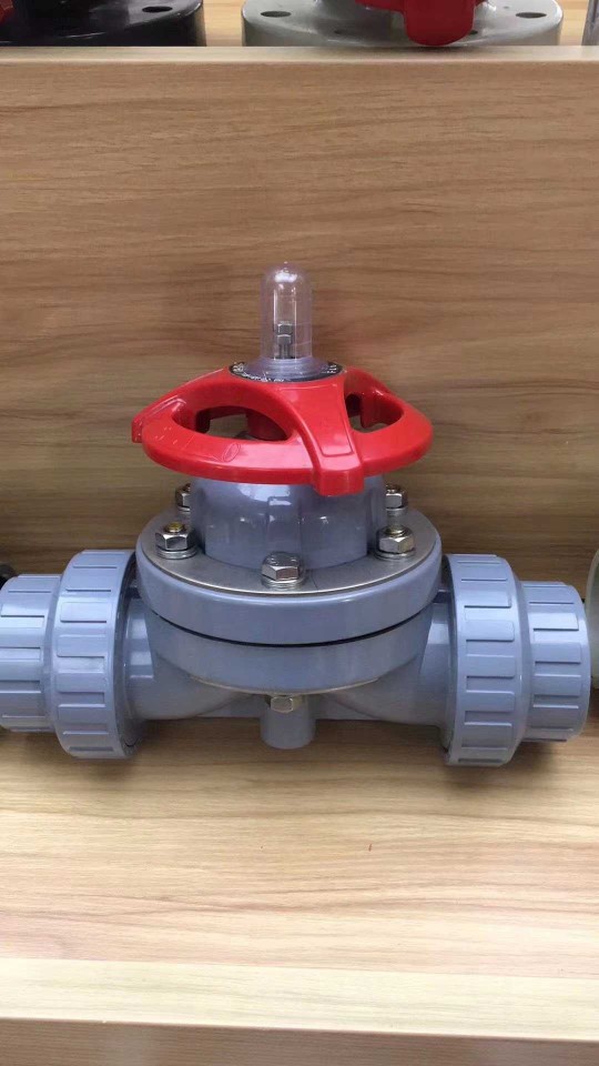 cpvc手动隔膜阀工业级pvc隔膜阀upvc承插插口式液位阀截止阀门