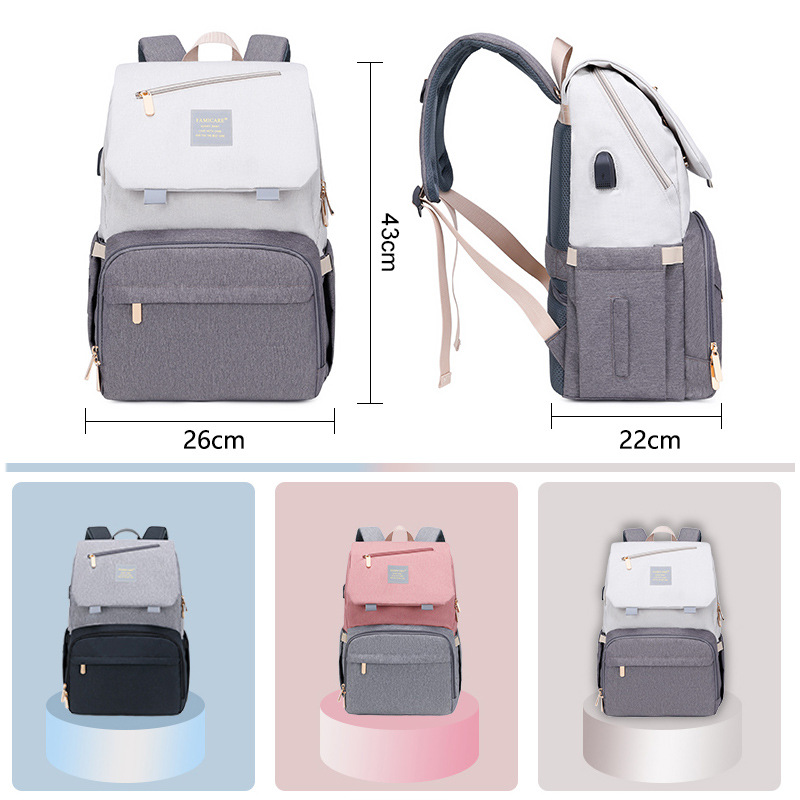 Maternity Package Mummy Bag Multi-Functional Shoulder Baby Diaper Bag 2022 New Mummy Bag Waterproof Mom Style Bag Backpack for Going out