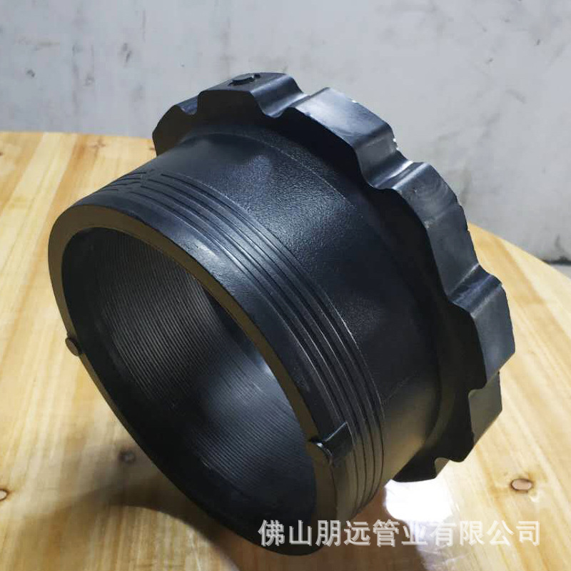 批发pe电熔法兰 钢丝网骨架管法兰头 hdpe给水管件1.6mpa50-400