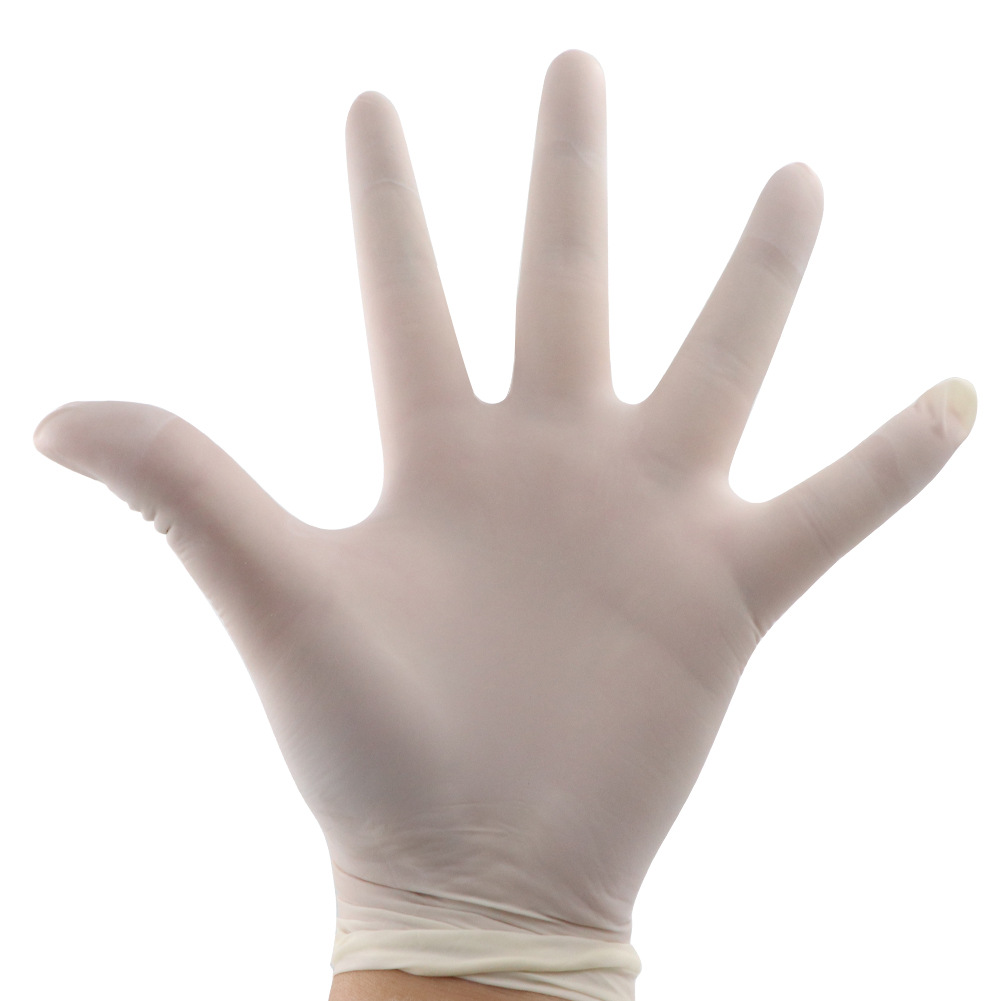 橡胶手套一次性乳胶外科医疗手术检查防护手套批发100只