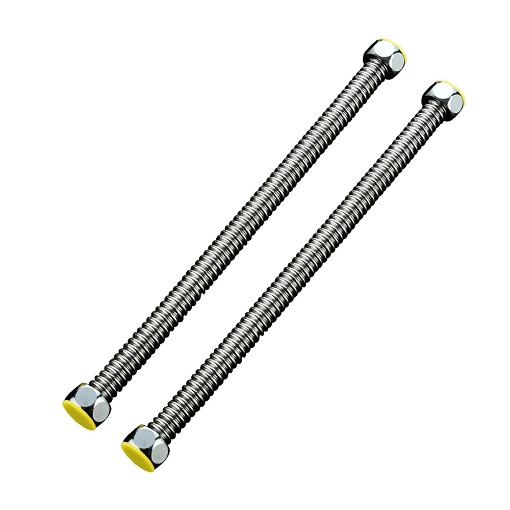 304不锈钢波纹管4分热水器高压管硬管冷热金属进水管防爆软管