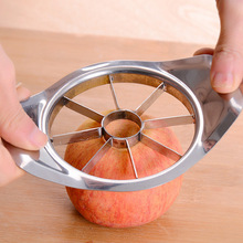 多功能不锈钢切水果切块分离器 切苹果花朵型大号切果器