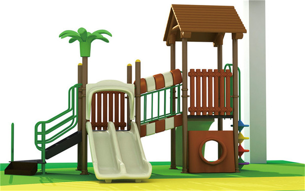 欢乐岛厂家直销非标定制户外大型公园游乐设备小房子乐园滑梯