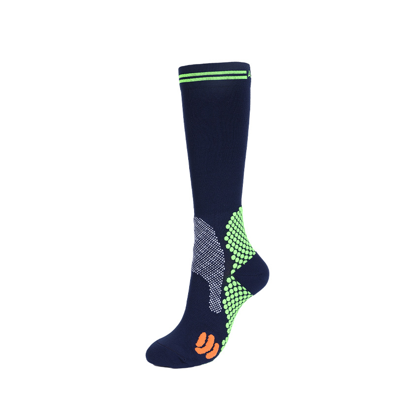 Men's and Women's Running Sports Foreign Trade Socks European and American Elastic Soccer Socks Long Tube Tail Boots Compression Socks Men's Summer