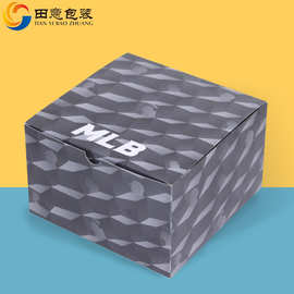 现货批发mlb包装盒 ny帽盒 韩国专柜棒球帽包装纸盒 纸盒加厚黑色