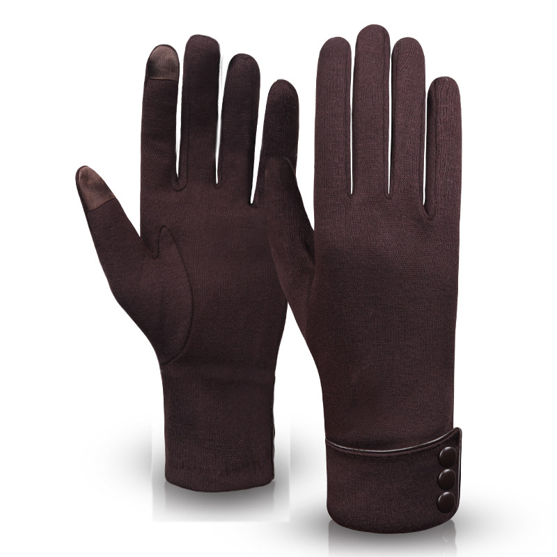 Winter Riding Thermal Fleece Gloves Spun Velvet Gloves Touch Screen Gloves Women's Outdoor Gloves plus Velvet Gloves Winter