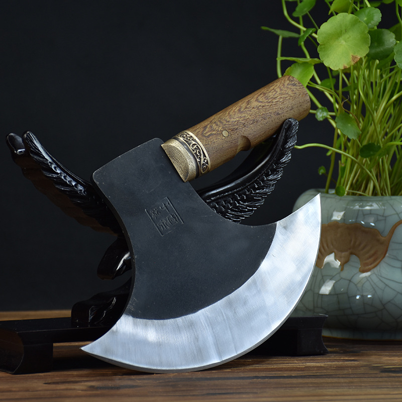 砍骨刀斧斩骨刀龙泉市手工菜刀锻打砍大骨头斧头剁骨刀单手斧刀具