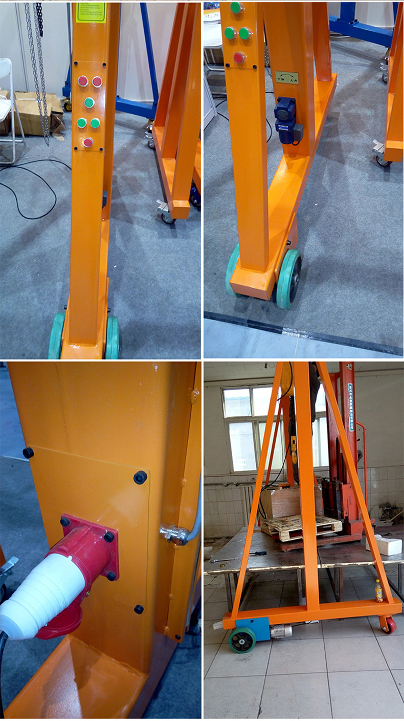 电动行走电动升降龙门架小型龙门吊 起重机定做2吨2米 3吨5吨10吨