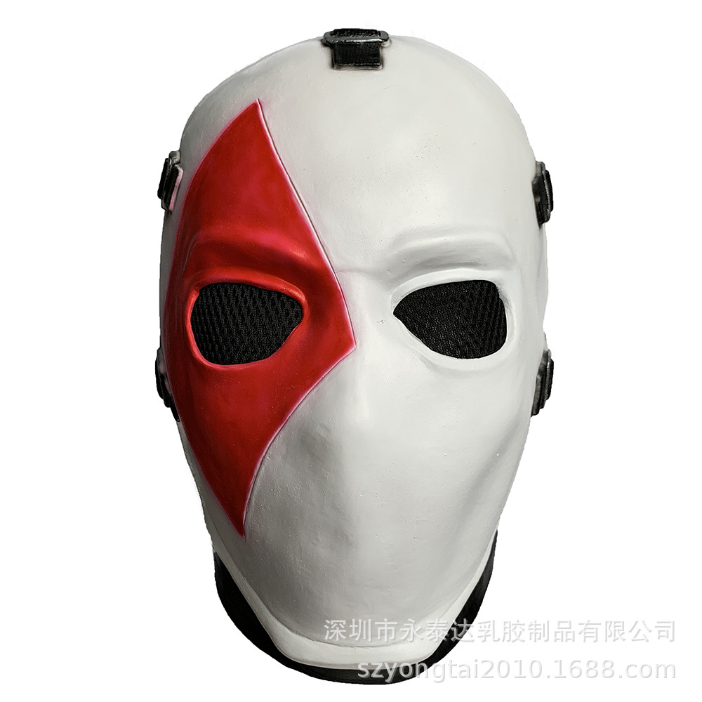 堡垒之夜扑克脸面具头套 装扮游戏cosplay道具fortnit万圣节舞会
