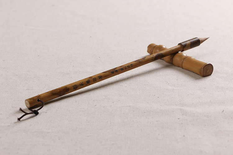 蒜头鸡距笔 唐代古法短锋小楷毛笔抄佛经文仿古雀头笔狼毫兼毫