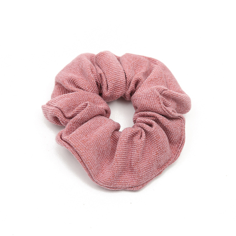 网红爆款条纹复古街头时尚百搭大肠发圈针织布料丸子头双马尾发圈