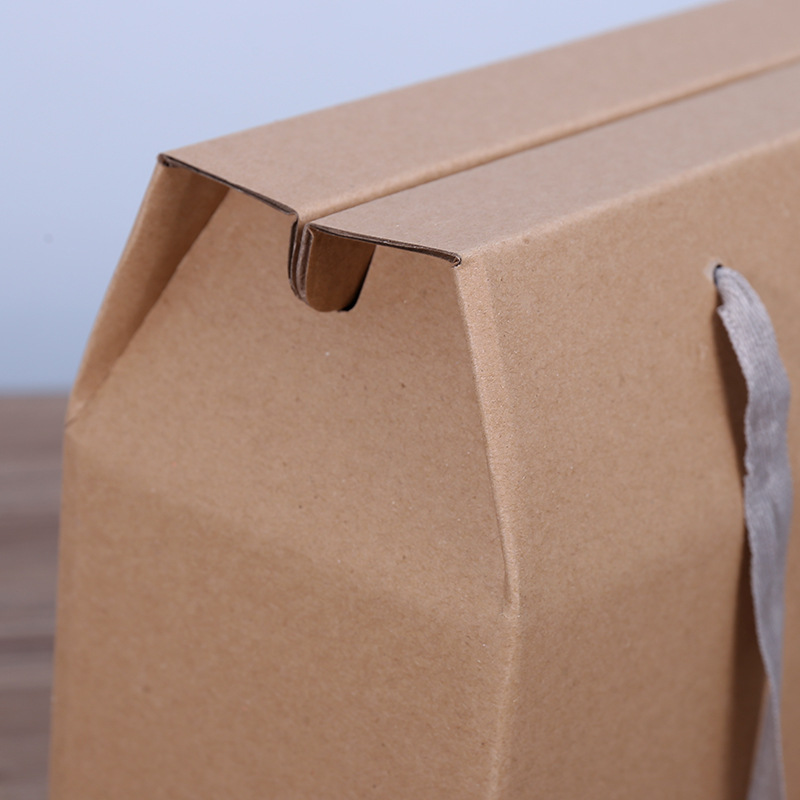 空白通用f翻盖瓦楞纸盒 有机蔬菜坚果水果箱子手提礼品包装盒定制