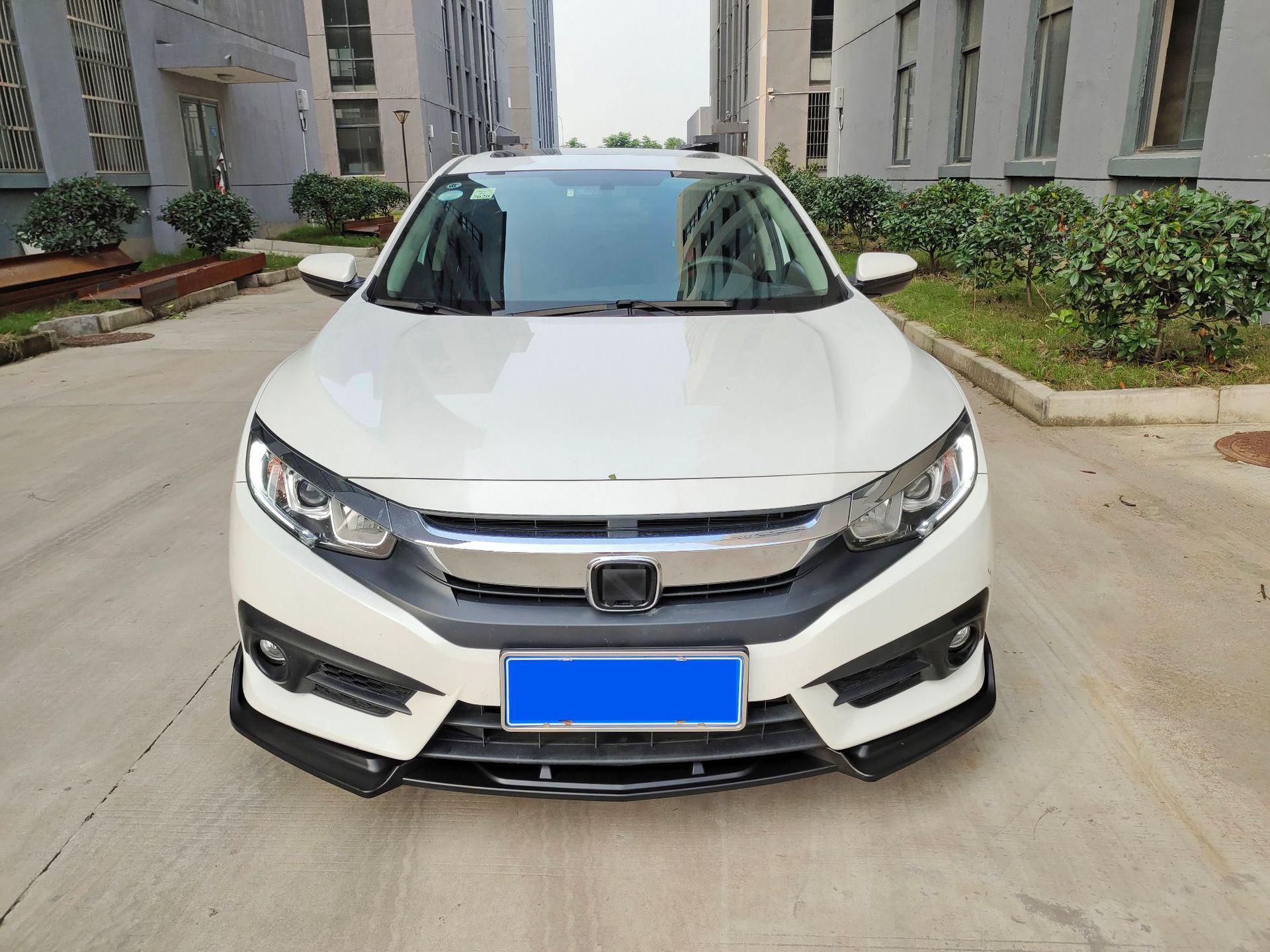 适用16-19款本田思域改装前铲装饰前唇小包围外饰包角护角尾翼