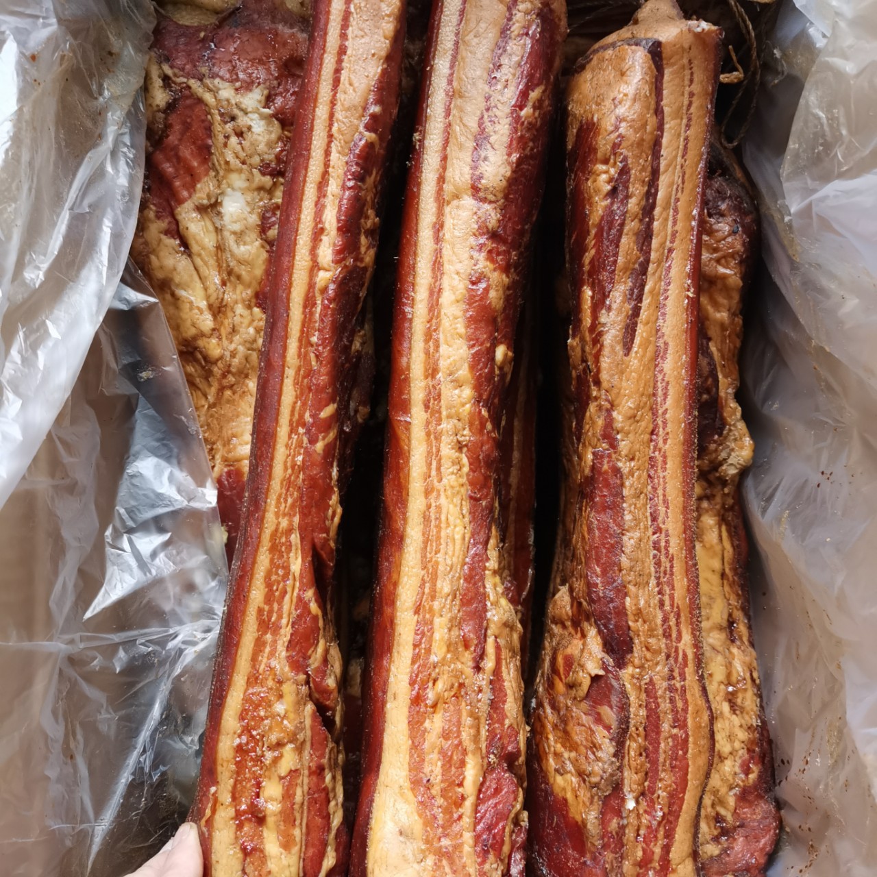 四川五花腊肉农家自制烟熏土猪咸肉后腿肉老川味腊肉广味腊肉批发