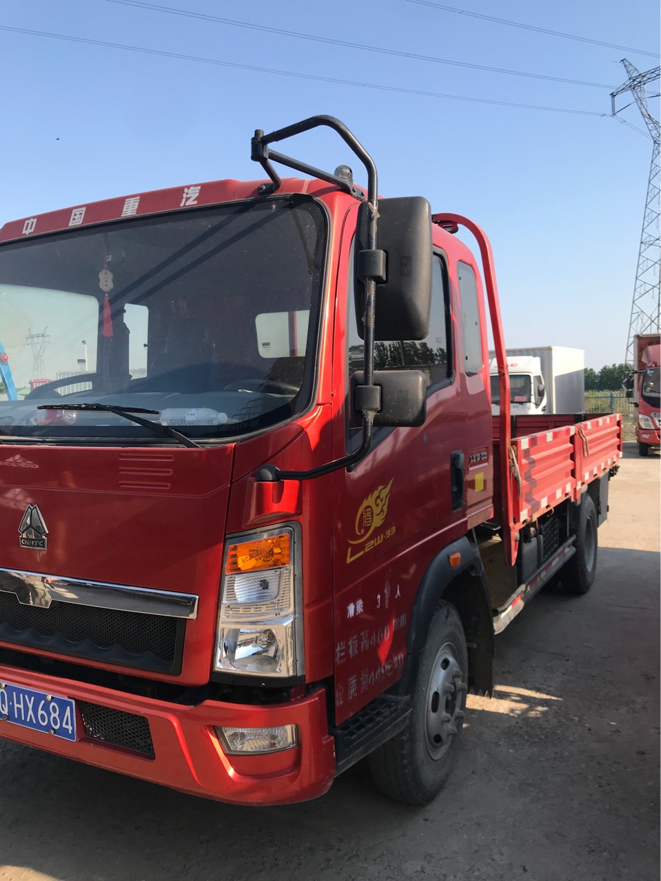 2017年国五豪沃排半三米八五车厢道以茨动力六档断气刹