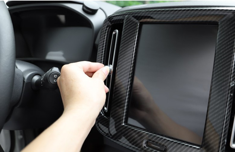 专用于沃尔沃xc40导航装饰框中控屏幕面板 volvoxc40内饰改装配件