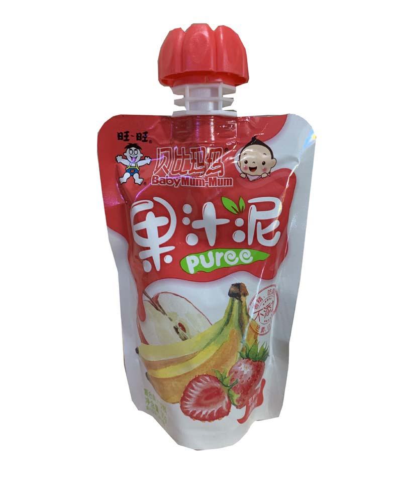 贝比玛玛 果汁泥 果泥 草莓味芒果味猕猴桃味 90克 3.